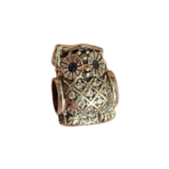 Pandora Sterling Silver 925 Owl Graduation Charm Bead - Picture 1 of 9